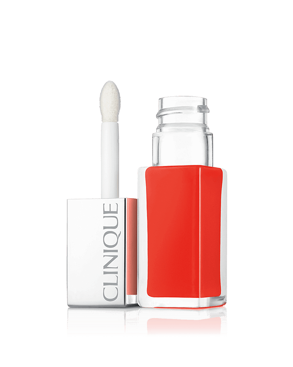 Clinique Pop™ Lacquer Lip Colour + Primer, Een weelderige pop van vloeibare, hoogglanzende kleur in één, volledig dekkende laag.