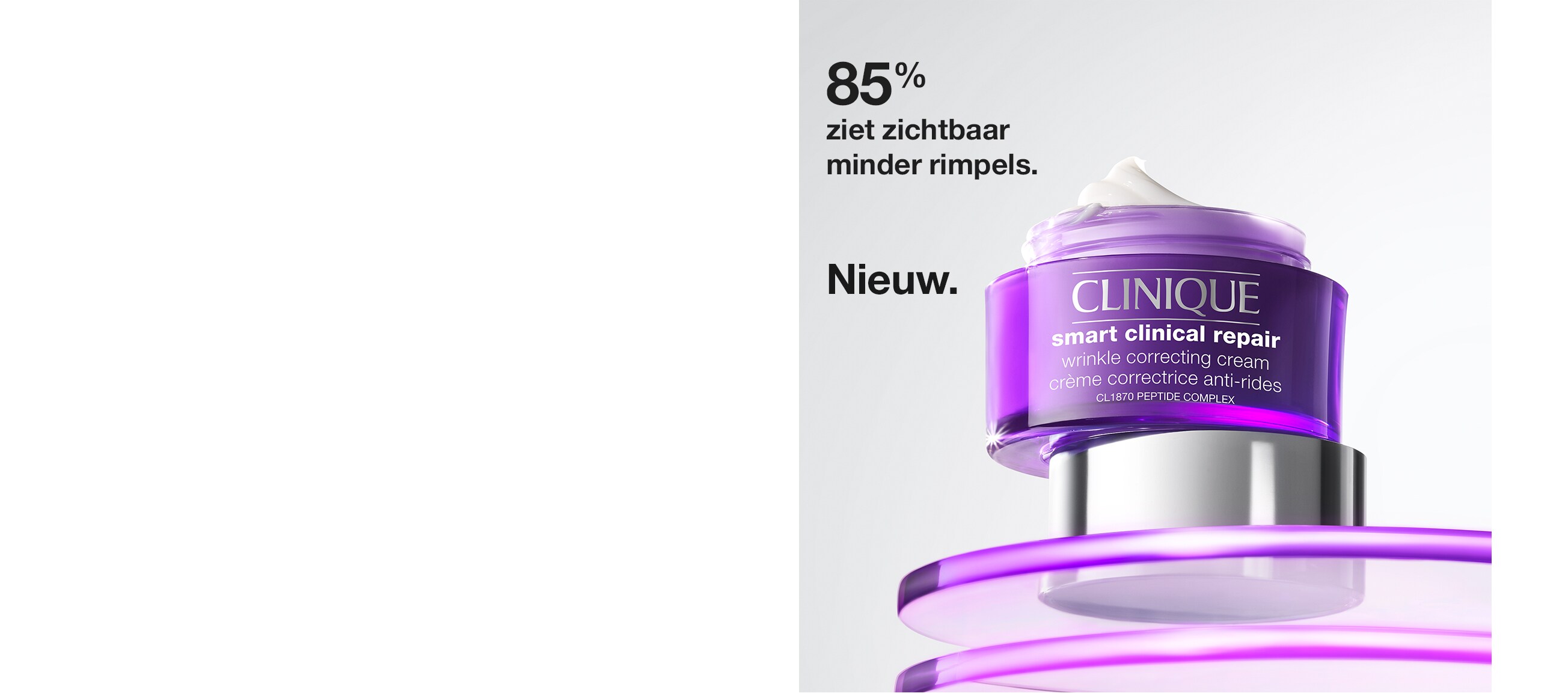 Wees rimpels te slim af.