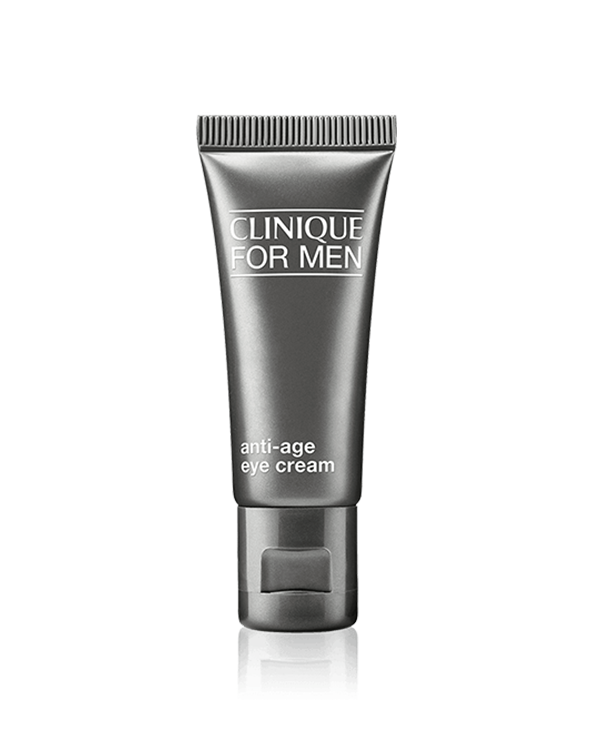 Clinique for Men™ Anti-Age Eye Cream, Hydrateert, bestrijdt lijnen en rimpels rond de ogen.