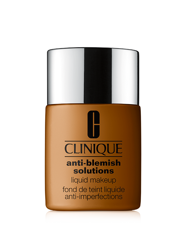 Anti-Blemish Solutions™ Liquid Makeup, Olievrije foundation met salicylzuur die puistjes en roodheid wegneemt. Voelt zo fris aan, ziet er zo natuurlijk uit. Dermatologisch getest.