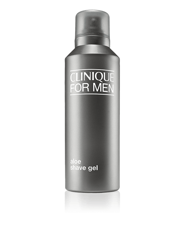 Clinique For Men™ Aloe Shave Gel, Verzacht en vormt een buffer voor een gladde scheerbeurt.